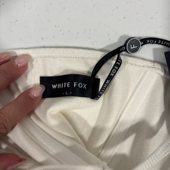 White Fox Boutique Off-White Corset Tank Top - Picture 5 of 5